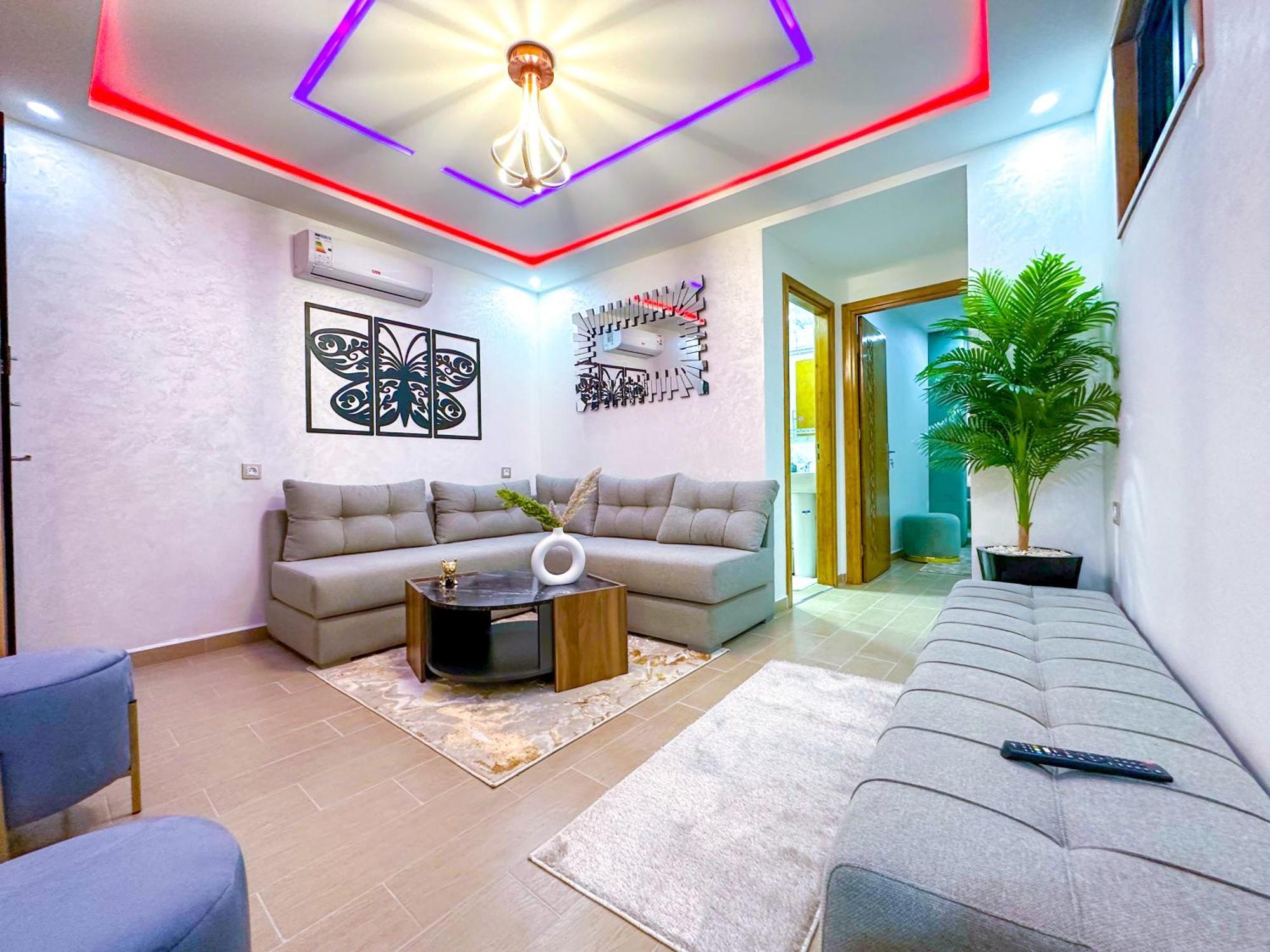 Veluxa - Luxury Holiday Homes - Centric Flat Tanger Exteriör bild